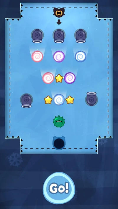 Pit Cat level in the ice world
